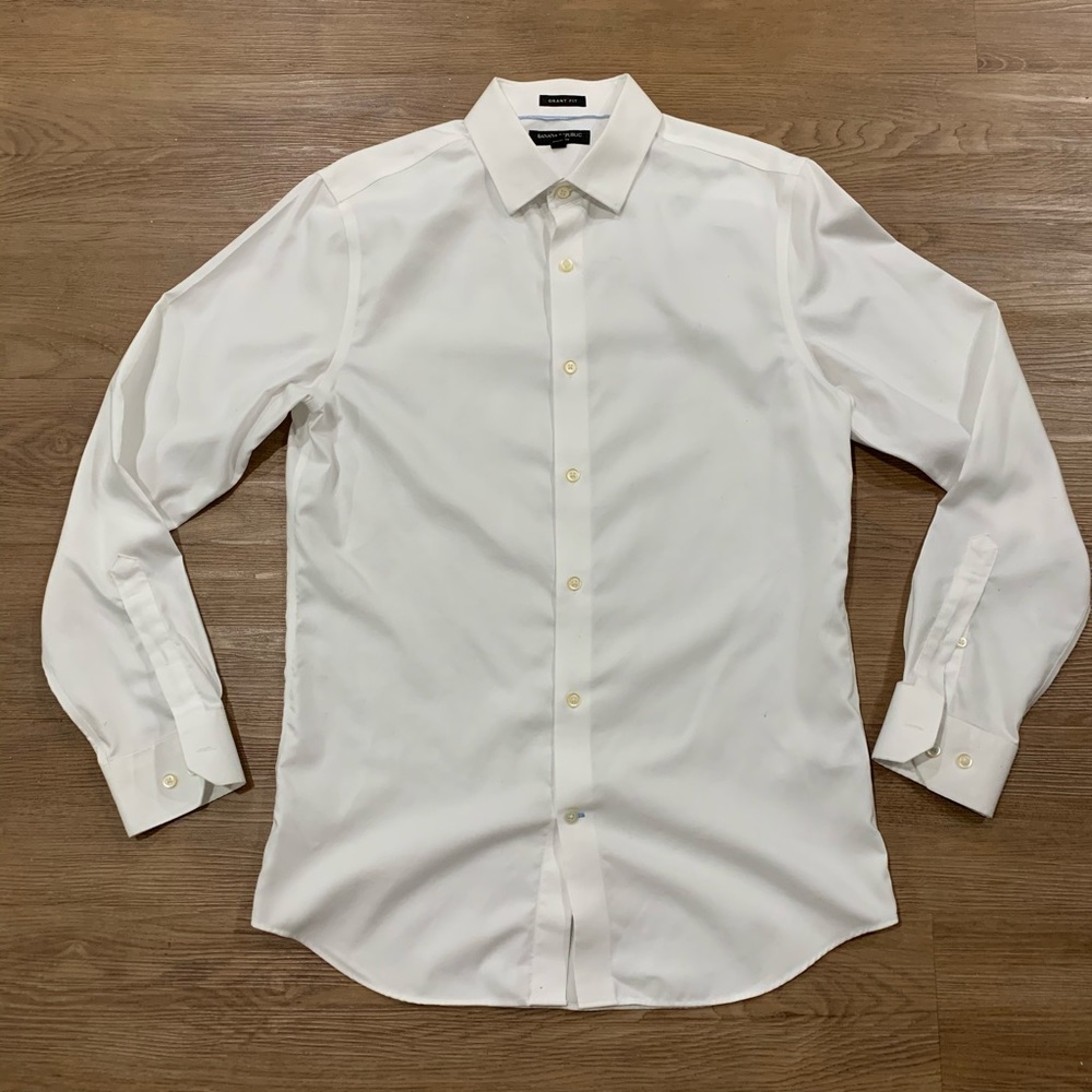 Banana Republic White Dress Shirt Size Medium